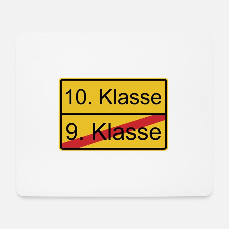 10. Klasse nicht 9. Klasse - Mousepad (Querformat) - Weiß