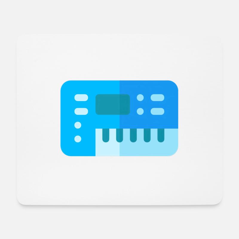 synthesizer - Mouse Pad (horizontal) - white
