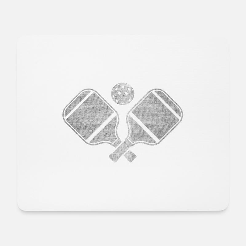 Pickleball Pickleball Pickleball - Mousepad (Querformat) - Weiß