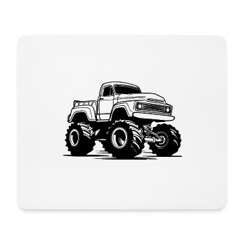 Monster Truck Monster Truck Lover Fan - Mouse Pad (horizontal) - white - Front