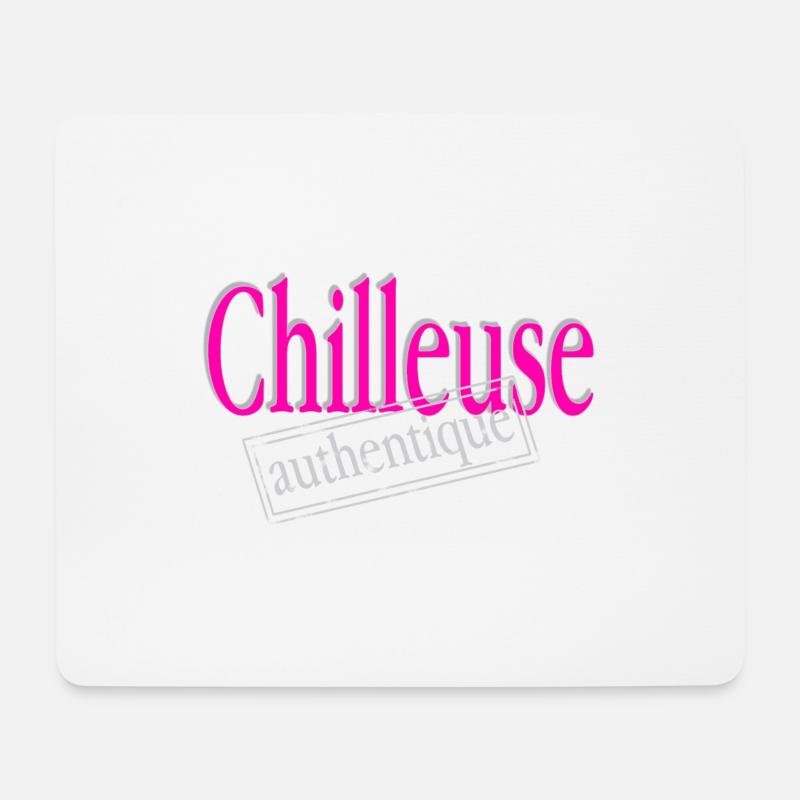 Authentischer Kühler - Mousepad (Querformat) - Weiß