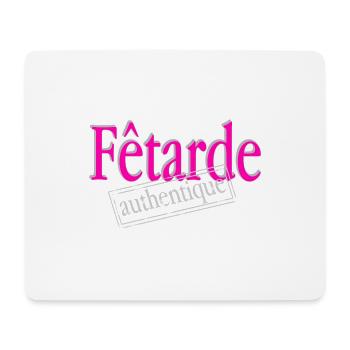 Fêtarde authentique - Tapis de souris (format paysage) - blanc - Devant