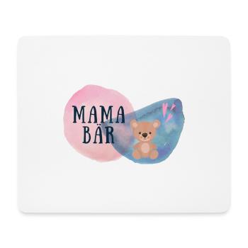 Mama Bär - Mousepad (Querformat) - Weiß - Vorne