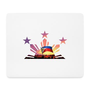 Philippines drapeau philippin fierté je cadeau - Tapis de souris (format paysage) - blanc - Devant