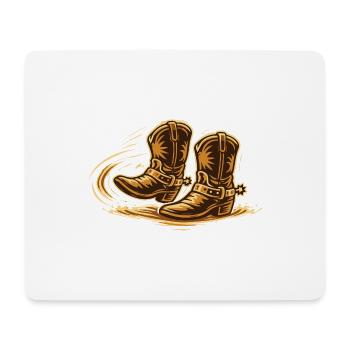Line Dance Motion - Mouse Pad (horizontal) - white - Front