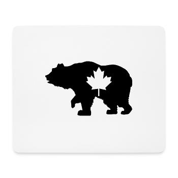 Canada drapeau cadeau canadien - Tapis de souris (format paysage) - blanc - Devant