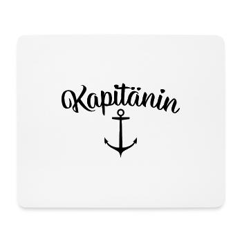 Kapitänin Geschenk Boot Segler Segelboot Schiff - Mousepad (Querformat) - Weiß - Vorne