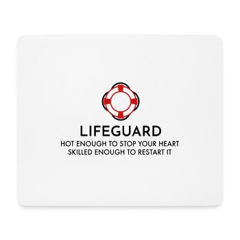 Lifeguard - Mouse Pad (horizontal) - white - Front