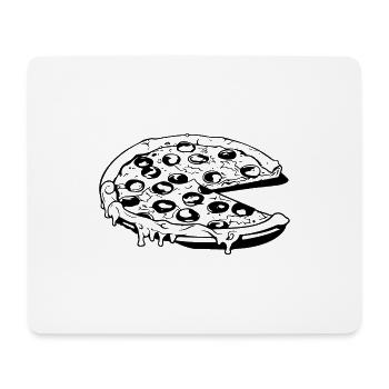 Pizza Restauration rapide Pizzeria - Tapis de souris (format paysage) - blanc - Devant