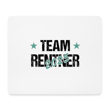 Rentner 2025 - Das perfekte Geschenk - Mousepad (Querformat) - Weiß - Vorne