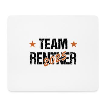 Rentner 2025 - Das perfekte Geschenk - Mousepad (Querformat) - Weiß - Vorne