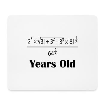 Profession formule cadeau école de mathématiques ans - Tapis de souris (format paysage) - blanc - Devant