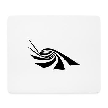 Vector Spirale - Mousepad (Querformat) - Weiß - Vorne