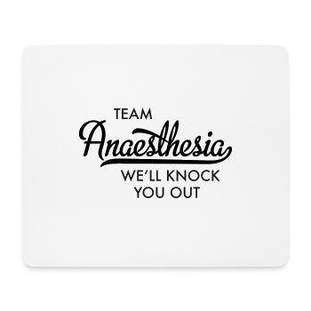 Anaesthesia - Mouse Pad (horizontal) - white - Front