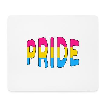 Pride logo Pansexual - Mouse Pad (horizontal) - white - Front