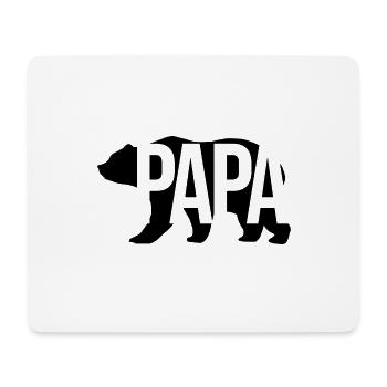 Papa Bear Vater Vatertag Geschenk - Mousepad (Querformat) - Weiß - Vorne
