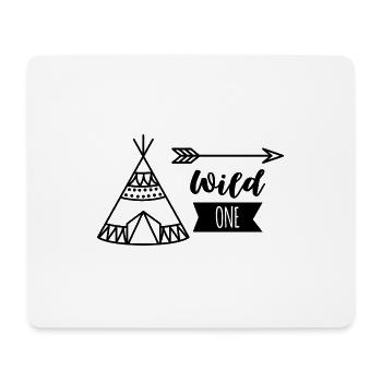 Wild One Geschenk Geburtstag Kinder 1 Jahr - Mousepad (Querformat) - Weiß - Vorne