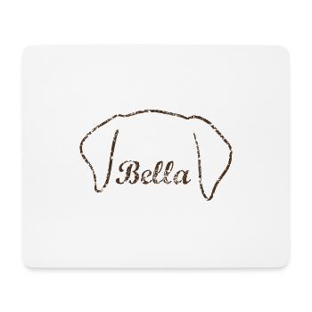 Bella Dogshirt - Mousepad (Querformat) - Weiß - Vorne