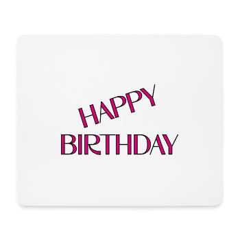 ALLES GUTE ZUM GEBURTSTAG. ALLES GUTE ZUM GEBURTSTAG. JAHRESTAG. - Mousepad (Querformat) - Weiß - Vorne