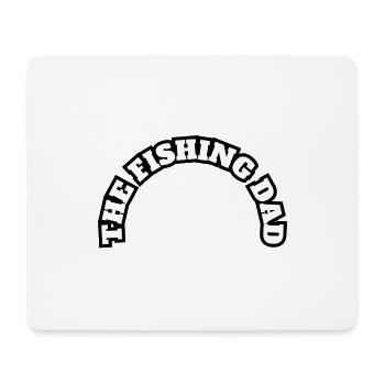 The Fishing Dad With Son White - Mouse Pad (horizontal) - white - Front