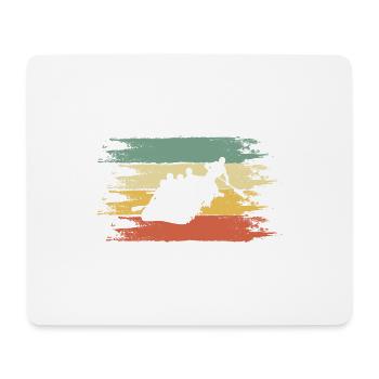 Rafting - Mouse Pad (horizontal) - white - Front