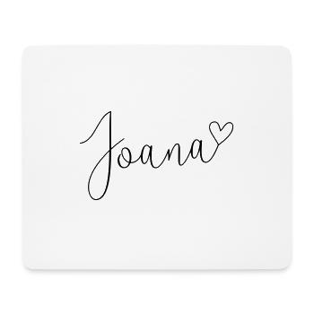 Joana Surname First Name Name Day - Mouse Pad (horizontal) - white - Front