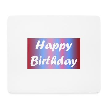 ALLES GUTE ZUM GEBURTSTAG. ALLES GUTE ZUM GEBURTSTAG. JAHRESTAG. - Mousepad (Querformat) - Weiß - Vorne