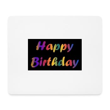 ALLES GUTE ZUM GEBURTSTAG!. ALLES GUTE ZUM GEBURTSTAG!. JAHRESTAG. - Mousepad (Querformat) - Weiß - Vorne