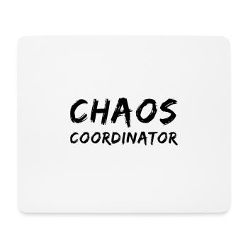 Coordinateur du Chaos – Drôle de dicto de bureau - Tapis de souris (format paysage) - blanc - Devant