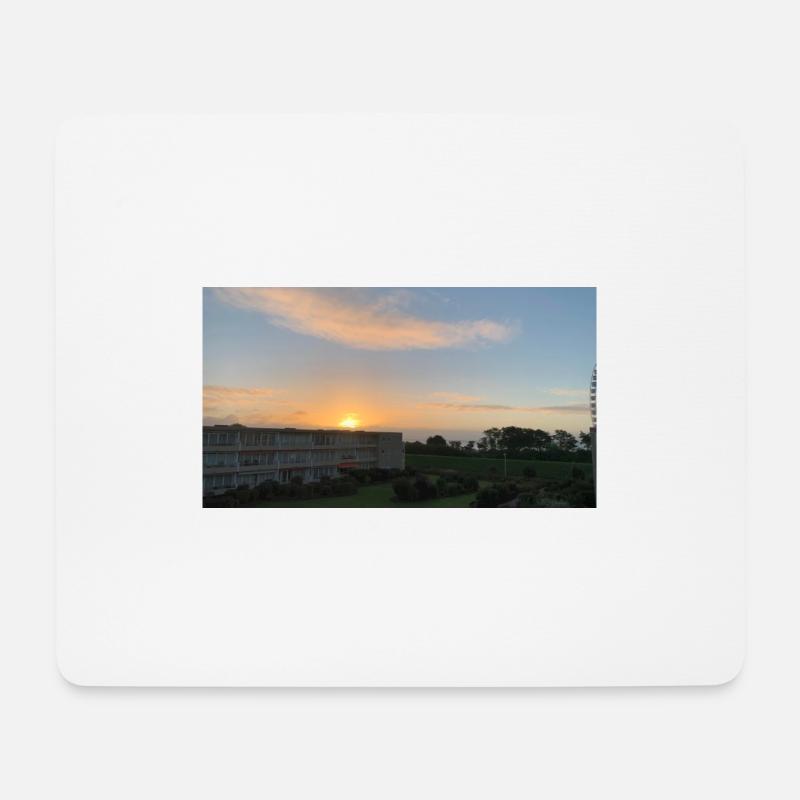 sonnenaufgang - Mousepad (Querformat) - Weiß