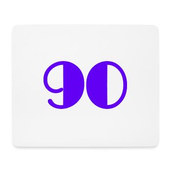 90. HAPPY BIRTHDAY. HAPPY BIRTHDAY - Mouse Pad (horizontal) - white - Front
