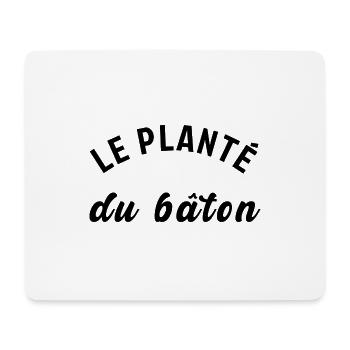 Le planté de bâtons - Tapis de souris (format paysage) - blanc - Devant