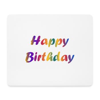 ALLES GUTE ZUM GEBURTSTAG!. ALLES GUTE ZUM GEBURTSTAG!. JAHRESTAG. - Mousepad (Querformat) - Weiß - Vorne