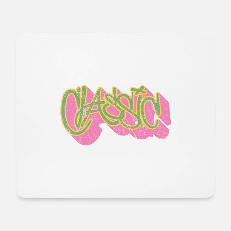 Graffiti Classic T-Shirt - Mouse Pad (horizontal) - white