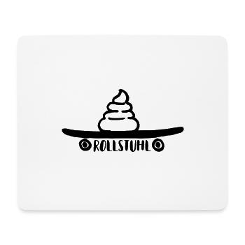 Rollstuhl - Mousepad (Querformat) - Weiß - Vorne