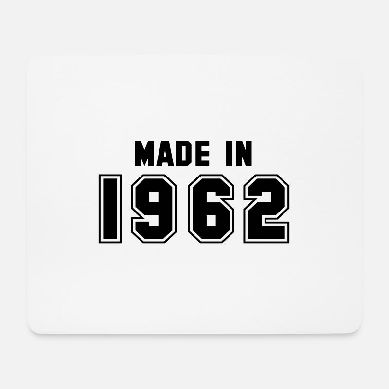 1962 - Mousepad (Querformat) - Weiß