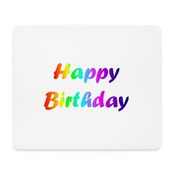 ALLES GUTE ZUM GEBURTSTAG!. ALLES GUTE ZUM GEBURTSTAG!. JAHRESTAG. - Mousepad (Querformat) - Weiß - Vorne