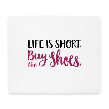 shoes - Mouse Pad (horizontal) - white - Front