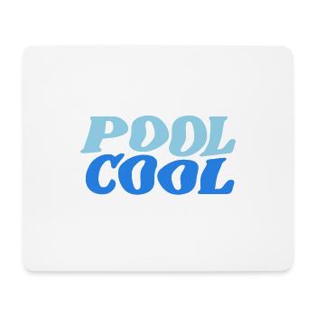 pool cool - Mousepad (Querformat) - Weiß - Vorne