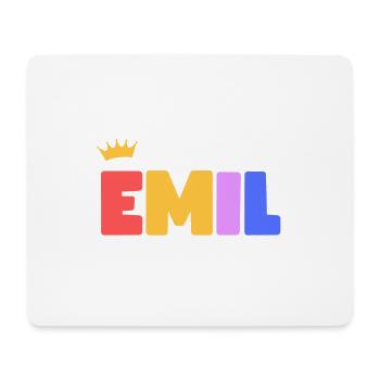 Emil! Personalisierbar - Mousepad (Querformat) - Weiß - Vorne