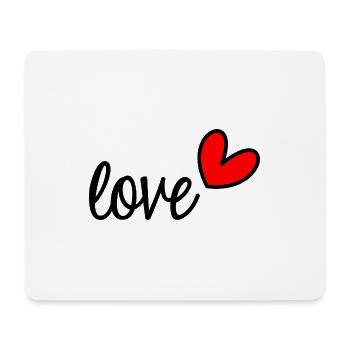 MAMA. MUTTERTAG. SCHÖNEN MUTTERTAG. ICH LIEBE DICH - Mousepad (Querformat) - Weiß - Vorne