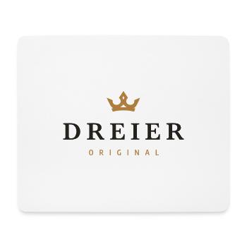 Dreier Original Familienlogo - Mousepad (Querformat) - Weiß - Vorne