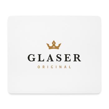 Logo original de la famille Glaser - Tapis de souris (format paysage) - blanc - Devant
