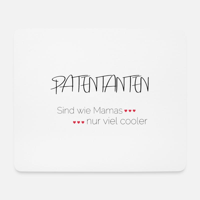 Patentante - Mousepad (Querformat) - Weiß