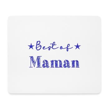 FÊTE DES MÈRES. BONNE FÊTE MAMAN. MAMAN. FÊTE - Tapis de souris (format paysage) - blanc - Devant