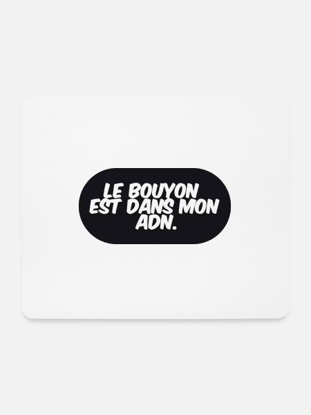 Der Bouyon ist in meiner DNA. - Mousepad (Querformat) - Weiß