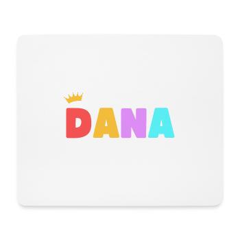 Dana! Personnalisable - Tapis de souris (format paysage) - blanc - Devant