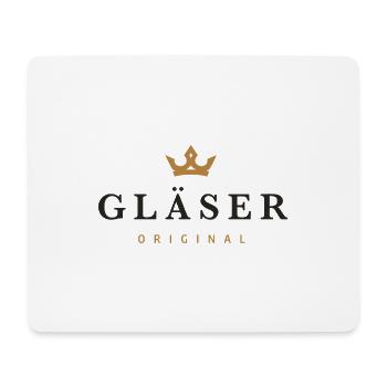 Lunettes Original Logo de la famille - Tapis de souris (format paysage) - blanc - Devant