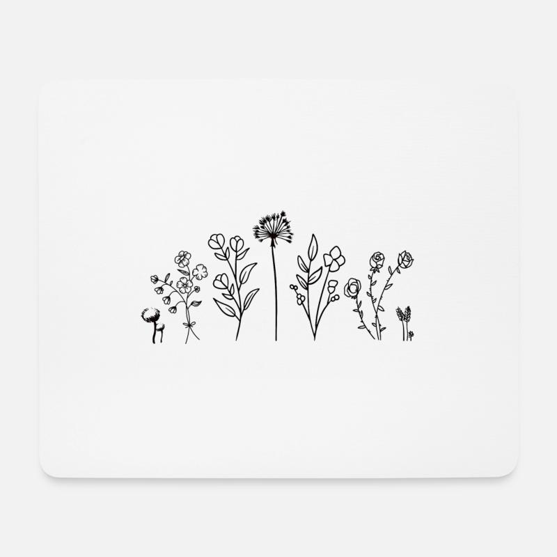 spring flowers - Mousepad (Querformat) - Weiß