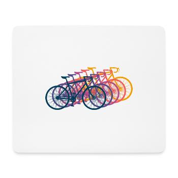 Bicycle Road Bike Vintage Retro - Mouse Pad (horizontal) - white - Front